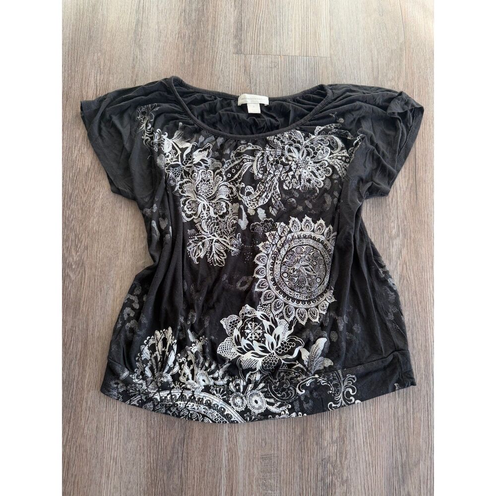 Y2K grunge Rhinestone top